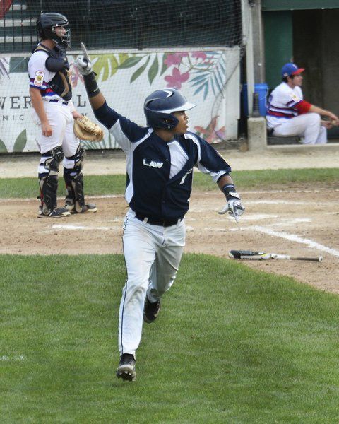 Peralta's homer proves enough as Lawrence wins Northeast Regional opener